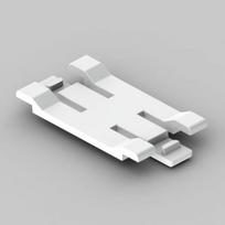 Spacer RLH 60x40HF HB, LH 60x40HF, white, halogen free, trunking accesories RLH 60X40HF_HB | 8595568933874