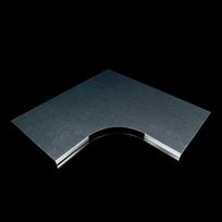 Elbow cover 90° for covering the route with width 150 mm, suitable sendzimir cable routes VO 90X150_S | 8595057630246