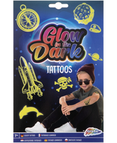 Tamsoje šviečiančios tatuiruotės GRAFIX Raketa