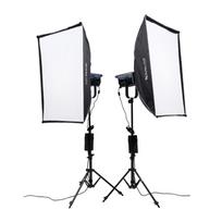 Nanlite FC-300B 2KIT-ST-LS with softboxes and stands