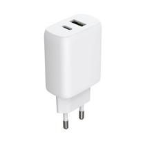 Gear 220V Charger 1xUSB-C + 1xUSB-A PD/PPS 30W + 18W QC, White