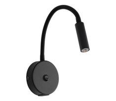 LED Sieninė lempa su USB jungtimi LAGOS 1xG9/3W/5V juoda