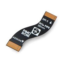 35 mm PCIe vamzdžio lankstus kabelis skirtas NVMe Base ir Raspberry Pi - Pimoroni PIM703