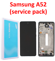 Samsung A52 ekranas Originalus (Service Pack) : Spalvos - Juoda