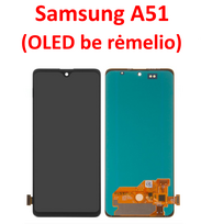 Samsung A51 ekranas (OLED) be rėmelio