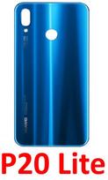 Huawei P20 Lite baterijos dangtelis (stiklinis) : Spalvos - Juoda