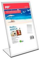 Informacinis L formos stovelis MP, A5, vertikalus, skaidrus