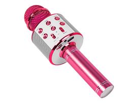 PRM402 BLOW rožinis karaokės mikrofonas