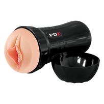 PDX - Wet Pussies Super Luscious Lips - tikroviška dirbtinė vagina (natūralios spalvos)