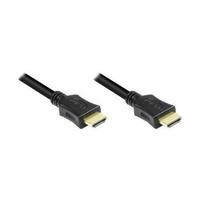 Good Connections High Speed HDMI cable, 2m, with Ethernet, gold plug, black