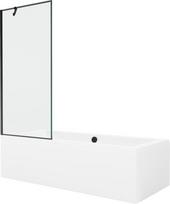 Vonia Mexen Cube su apdaila ir stiklo sienele, 170x80 cm + 80 cm