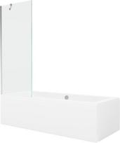 Vonia Mexen Cube su apdaila ir stiklo sienele, 180x80 cm + 70 cm