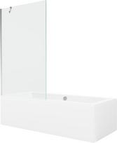 Vonia Mexen Cube su apdaila ir stiklo sienele, 180x80 cm + 100 cm