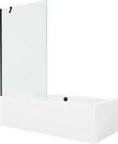 Vonia Mexen Cube su apdaila ir stiklo sienele, 180x80 cm + 100 cm