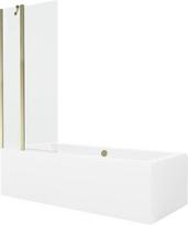 Vonia Mexen Cube su apdaila ir stiklo sienele, 170x80 cm + 80 cm