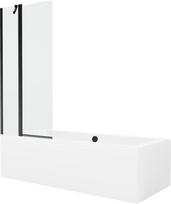 Vonia Mexen Cube su apdaila ir stiklo sienele, 180x80 cm + 80 cm