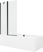 Vonia Mexen Cube su apdaila ir stiklo sienele, 180x80 cm + 100 cm