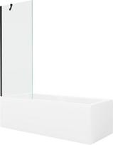 Vonia Mexen Cubik su apdaila ir stiklo sienele, 150x70 cm + 70 cm