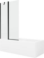 Vonia Mexen Cubik su apdaila ir stiklo sienele, 150x70 cm + 100 cm