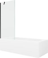 Vonia Mexen Vega su apdaila ir stiklo sienele, 150x70 cm + 80 cm
