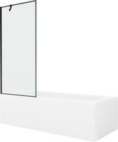 Vonia Mexen Vega su apdaila ir stiklo sienele, 160x70 cm + 80 cm
