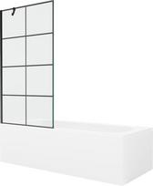 Vonia Mexen Vega su apdaila ir stiklo sienele, 160x70 cm + 90 cm