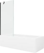 Vonia Mexen Vega su apdaila ir stiklo sienele, 170x70 cm + 80 cm