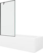 Vonia Mexen Vega su apdaila ir stiklo sienele, 170x70 cm + 90 cm