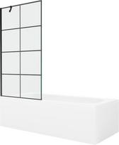 Vonia Mexen Vega su apdaila ir stiklo sienele, 170x70 cm + 90 cm