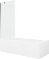 Vonia Mexen Vega su apdaila ir stiklo sienele, 180x80 cm + 80 cm
