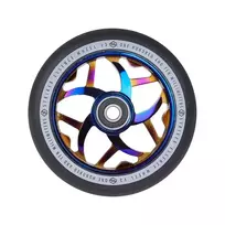 Striker Essence V3 Black Pro Scooter Wheel Blue Chrome