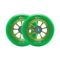 River Naturals Glide Pro Scooter Wheel 2-Pack 110mm, Emerald