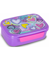 Pietų dėžutė COOLPACK Foodyx Pastel Hearts, su skyreliu