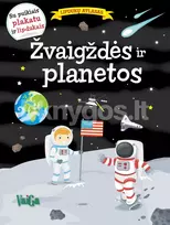 Žvaigždės ir planetos. Lipdukų atlasas (su plakatu) - Holly Book-Piper, Jennie Bradley