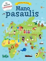 Mano pasaulis. Lipdukų atlasas (su plakatu) - Frankie Jones, Jennie Bradley