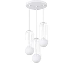 Sollux SL.1335 - Pakabinamas sietynas BRINA 3xG9/8W/230V balta