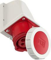 Wall socket outlet 4x32A (3P+PE) 6h IP67 red 1242-6 | 9003399145537