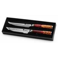 Damasko plieno peilių rinkinys kepsniams Kamazaki KZI211STK, 13 cm, 2 vnt.