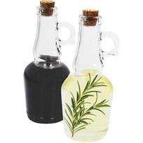 ALPINA stiklinis buteliukas su kamščiu aliejui ir actui, 250 ml, 2 vnt