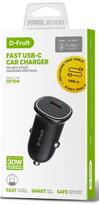 D-Fruit car charger 30W USB-C + USB-C cable DF104