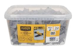 Plytelių išlyginimo sistema Hardy 2042-324015 Segtukai 1,5 mm 400 vnt