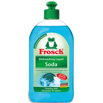 Indų plovimo priemonė su soda FROSCH 500 ml x 8 vnt.