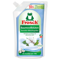 Skalbinių minkštiklis FROSCH Medvilnės žiedų kvapo 1000 ml x 8 vnt.
