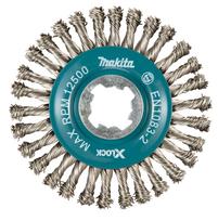 Vielinis šlifavimo diskas Makita D-73368, sukta viela, 0.5mm, Ø 115 mm,  X-LOCK