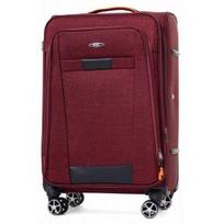 Didelis medžiaginis lagaminas RGL S-030 D Tamsiai raudonas