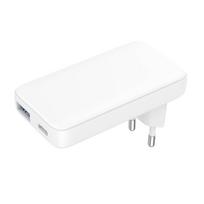 Gear 220V Charger 1xUSB-C+1xUSB-A PD/PPS 36W+QC 18W GaN, White
