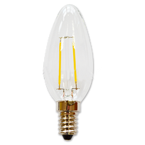 4W LED COG lemputė V-TAC E14, žvakės formos, (6000K) šaltai balta