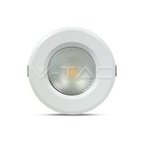 10W LED įleidžiamas šviestuvas, apvalus, 3000K