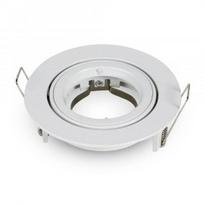 GU10 lemputės rėmelis V-TAC, apvalus, baltas, Φ95 x 32 mm