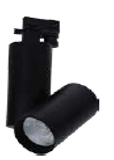 30W LED šviestuvas ant bėgelio V-TAC, juodu korpusu, (6400K) šaltai balta